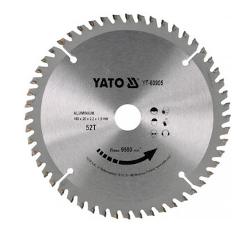 Kotouč na hliník 180 x 20 mm 60z Yato YT-60907