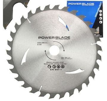 Kotouč pilový s SK plátky (vidiový), 300x30Tx32mm POWER BLADE