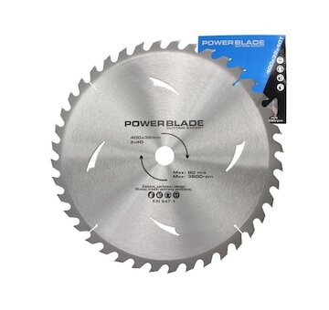 Kotouč pilový s SK plátky (vidiový), 400x40Tx32mm POWER BLADE