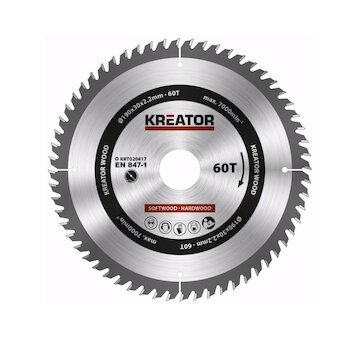 KRT020417 - Pilový kotouč na dřevo 190mm, 60T KREATOR