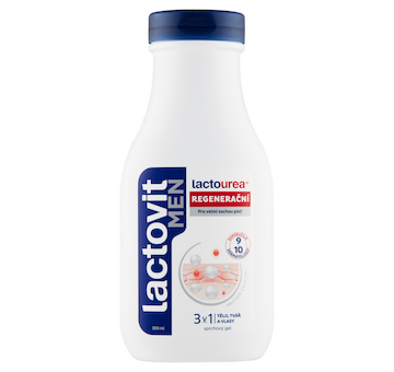 Lactovit MEN lactourea 3v1 sprchový gel 300ml Regenerační