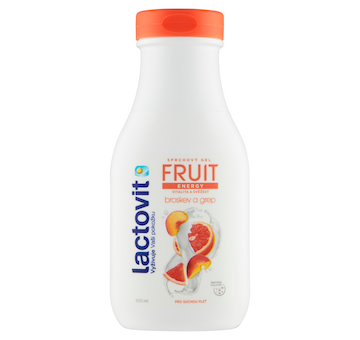 Lactovit sprchový gel energy fruit Broskev 300ml