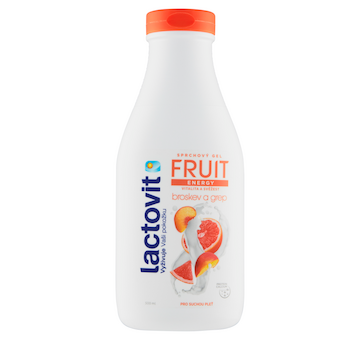 Lactovit sprchový gel energy fruit Broskev 500ml