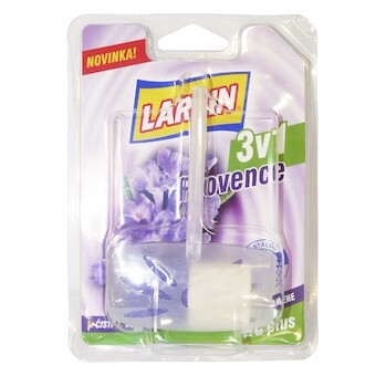 LARRIN WC závěs Provance fialový 3v1, 40g (komplet, blistr)