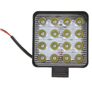 LED prostorové světlo 12/24V, 16xLED, čtvercové KAXL