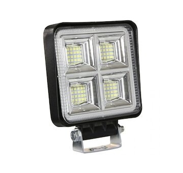 LED prostorové světlo 64x LED, 9 - 36 V, 110 x 110 x 35 mm - MAR-POL