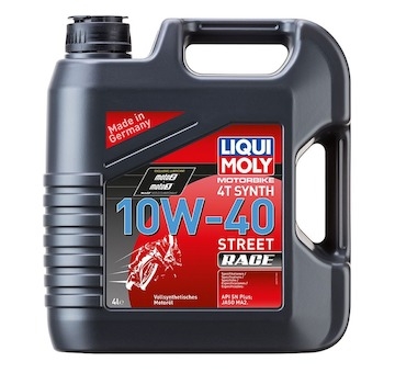 LIQUI MOLY Motorbike 4T 10W40 Street race, plně syntetický motorový olej 4 l