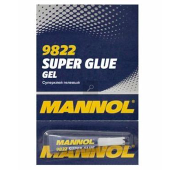 MANNOL 9822 SUPER GLUE GEL - Sekundové lepidlo