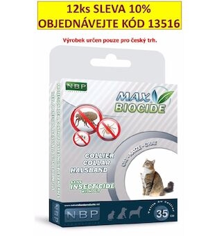 Max Biocide Collar Cat repelentní obojek, kočka 42 cm !CZ!