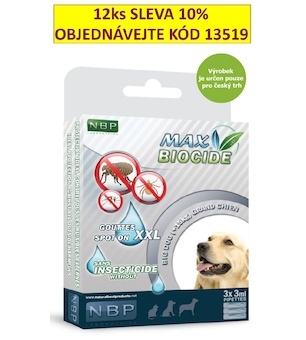 Max Biocide Spot-on Dog XXL repelentní kapsle, pes 3 x 3 ml !CZ! 