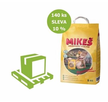 MIKEŠ Standard hrudkující 5 kg (paleta 140 ks) SLEVA 7 %