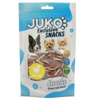 Mini Chicken, Liver & Fish Stick JUKO Snacks 70 g