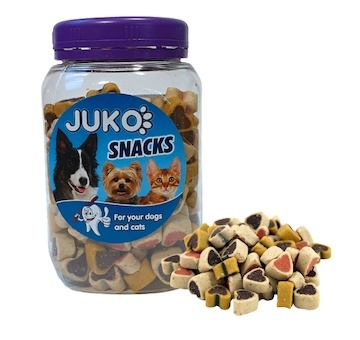 Mini Srdíčka Soft MIX JUKO Snacks 280 g