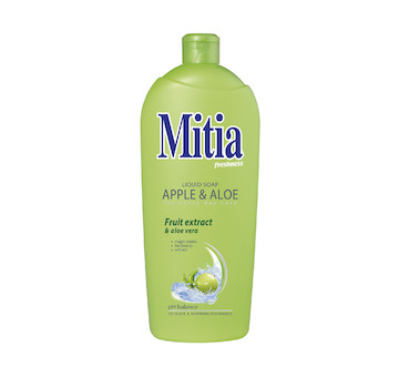 Mitia tekuté mýdlo 1l Apple&Aloe