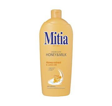 Mitia tekuté mýdlo 1l Honey&Milk