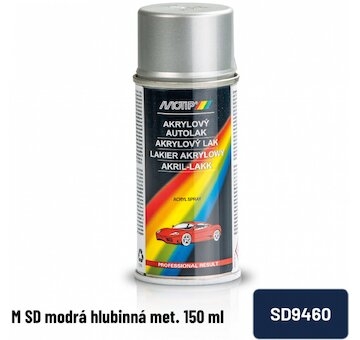 Motip sprej Škoda akrylový autolak 150 ml SD9460 modrá hlubinná metalíza