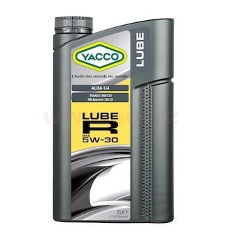 Motorový olej YACCO LUBE R 5W30 2L