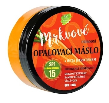 Mrkvové opalovací máslo 150ml OF 15