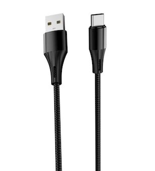 Nabíjecí kabel USB-A, USB-C, 1,5m