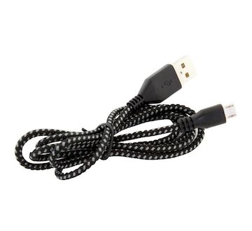 Opletený nabíjecí USB kabel 1m, micro USB KAXL