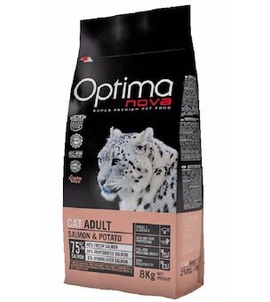 OPTIMAnova Cat Salmon & Potato GF 8 kg 