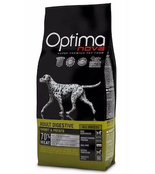 OPTIMAnova Dog Adult Digestive Rabbit & Potato GF 12 kg