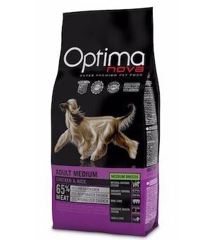 OPTIMAnova Dog Adult Medium Chicken & Rice 12 kg