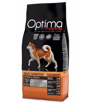 OPTIMAnova Dog Adult Sensitive Salmon & Potato GF 12 kg