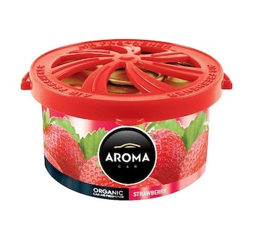 Osvěžovač AROMA CAR ORGANIC 40g STRAWBERRY