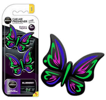 Osvěžovače vzduchu AROMA FANCY SHAPES BUTTERFLY Blueberry