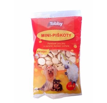 Piškoty krmné mini Tobby 120 g