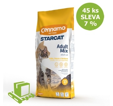 PLUTO Star Cat Adult Mix 15 kg (paleta 45 ks) SLEVA 7 %