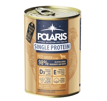 Polaris Single Protein Paté Pes Kuřecí, konzerva 400 g