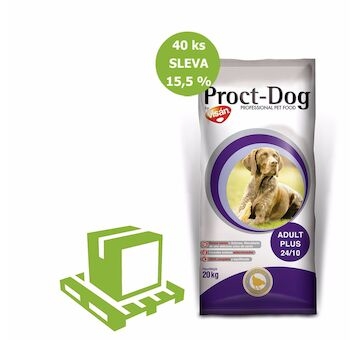 Proct-Dog Adult Plus 10 kg (paleta 40 ks) SLEVA 15,5 %