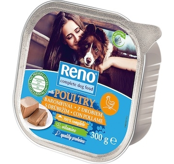 RENO Dog drůbeží, vanička 300 g