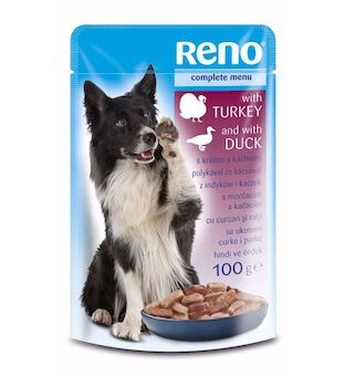 RENO Dog krůta a kachna, kapsa 100 g 