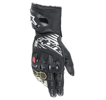 rukavice GP TECH V2, ALPINESTARS (černá/bílá, vel. M)