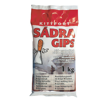 Sádra bílá modelářská 1 kg Kittfort