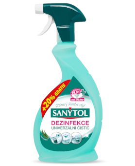 SANYTOL dezinfekce univerzální sprej 500ml+20% navíc