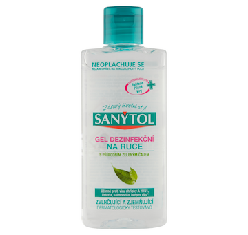 SANYTOL dezinfekční gel 75ml na ruce