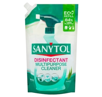 SANYTOL dezinfekční univerzální čistič náplň DOYPACK 1l Eukalyptus