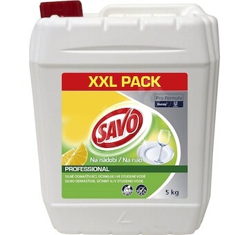 SAVO PROFESSIONAL na nádobí, XXL Pack, Citrusová vůně 5kg