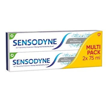 Sensodyne 75ml(2ks/bal) DUO extra white zubní pasta