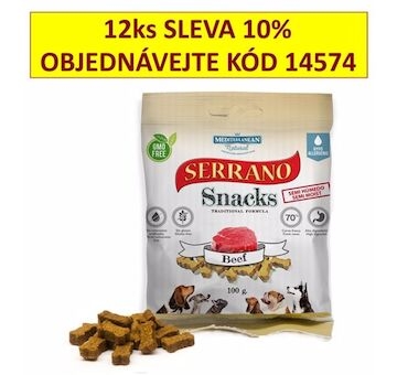 Serrano Snack Dog Beef 100 g