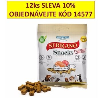 Serrano Snack Dog Salmon & Tuna 100 g