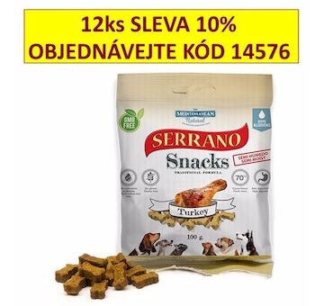 Serrano Snack Dog Turkey 100 g