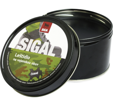 SIGAL Vojenské leštidlo černé 250g