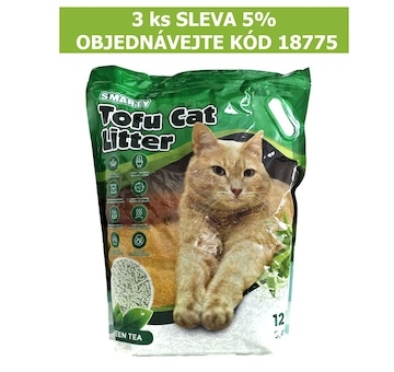 Smarty Tofu Cat Litter Green Tea podestýlka 12 l