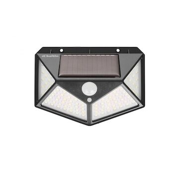 Solární LED lampa 8W se snímačem pohybu a soumraku KELTIN