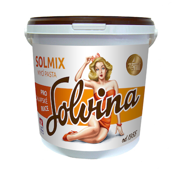 Solvina SOLMIX 10kg mycí pasta na ruce (končící expirace)